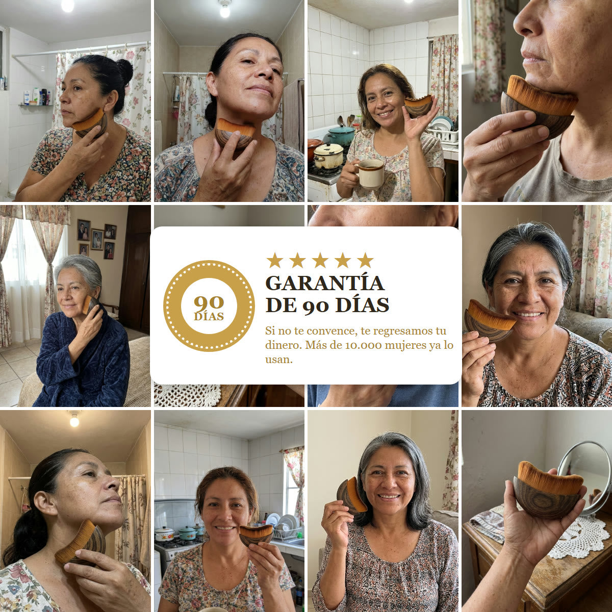 Garantía de 90 días: clientas con su cepillo Nivora