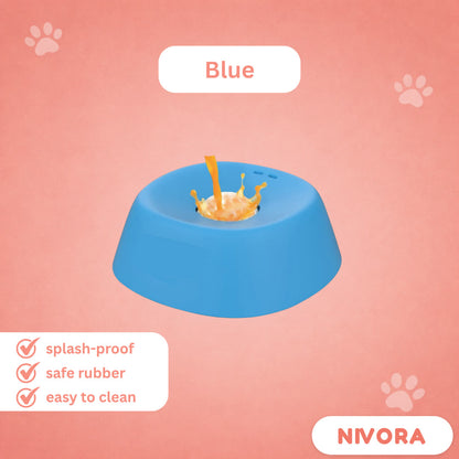 Nivora Calm Lick Bowl in blue