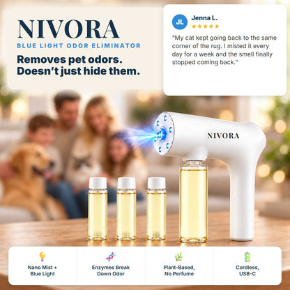 Nivora Blue Light Odor Eliminator with refills