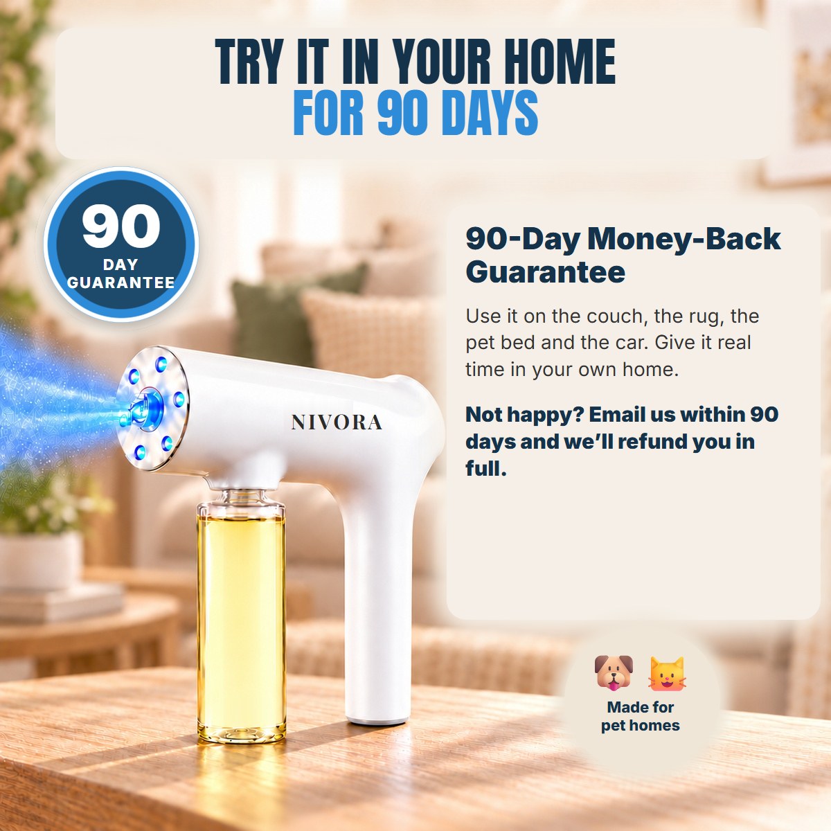 90-day money-back guarantee