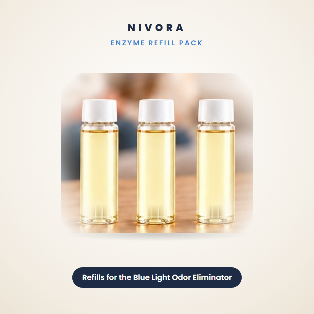 Nivora Enzyme Refill Pack for the Blue Light Odor Eliminator