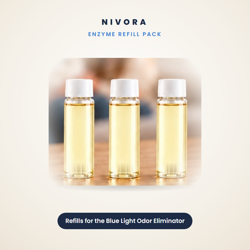 Nivora Enzyme Refill Pack for the Blue Light Odor Eliminator
