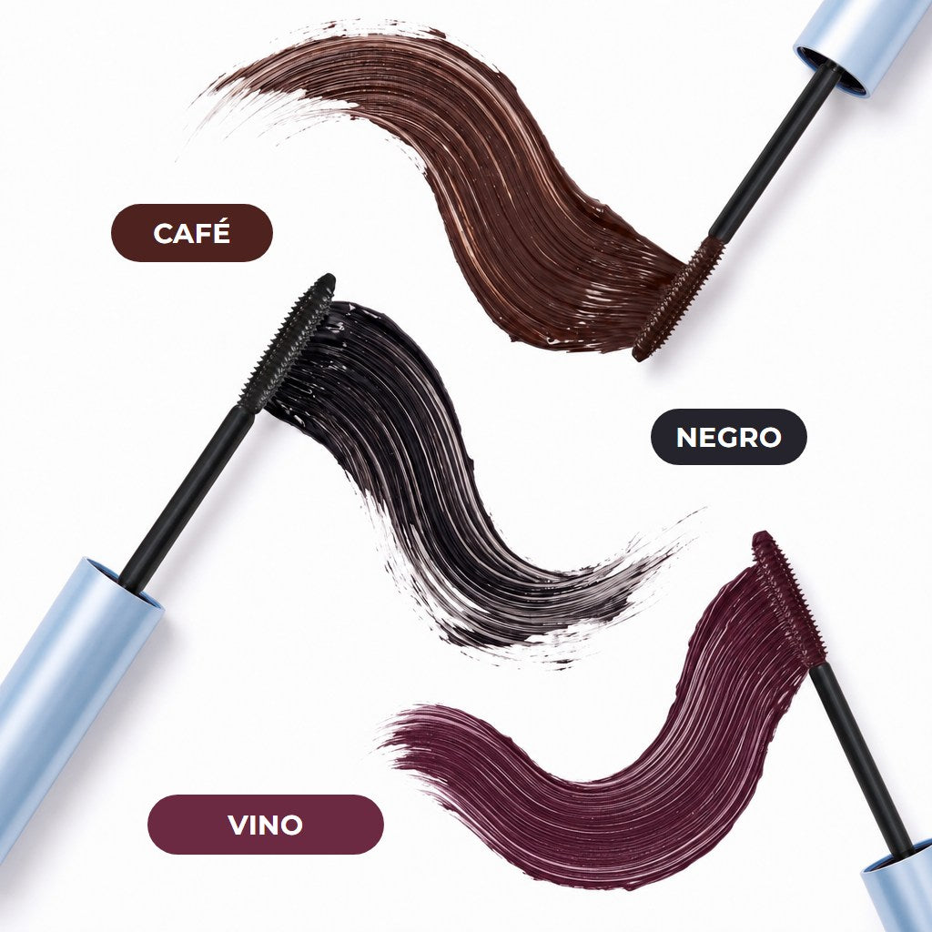 Los tres tonos: café, negro y vino