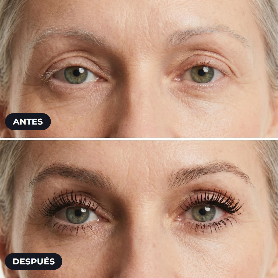 Antes y después de una capa